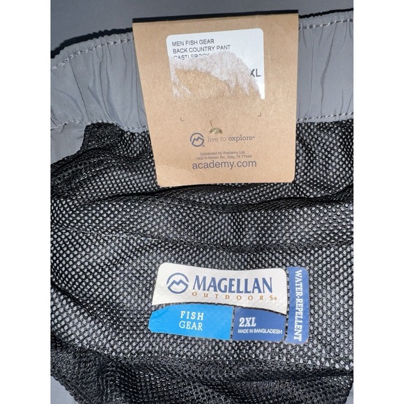 Magellan Mag Repel  Men's Cargo Pants 2XL Color Gray Green Fishing Hiking Casual - Picture 9 of 15